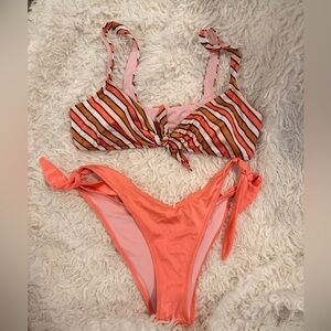 Victoria's Secret Pink and Orange Bikini